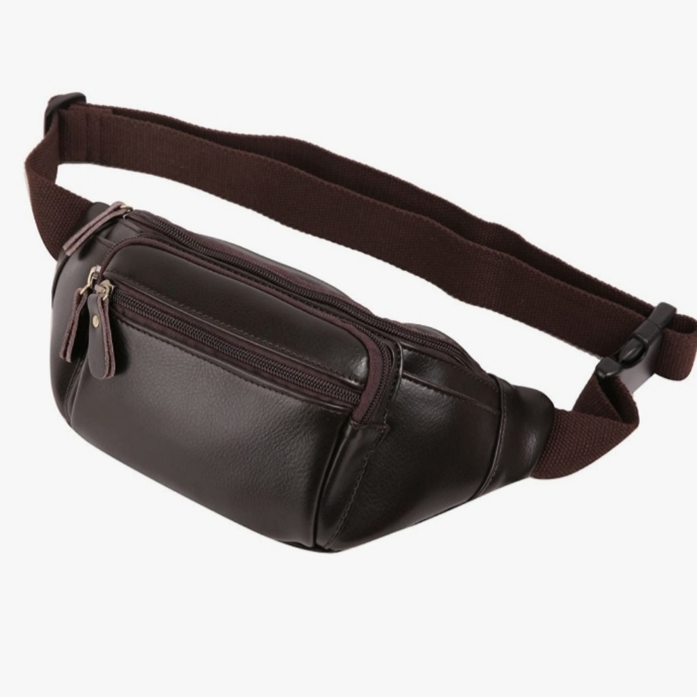 Leathario Genuine Leather Waist bag